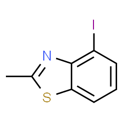 ChemSpider 2D Image | 4-Iodo-2-methyl-1,3-benzothiazole | C8H6INS