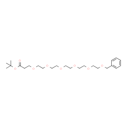 ChemSpider 2D Image | 2-Methyl-2-propanyl 1-phenyl-2,5,8,11,14,17-hexaoxaicosan-20-oate | C24H40O8