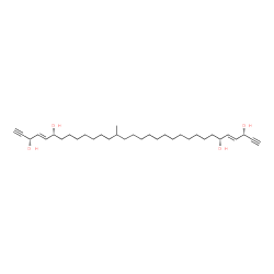 ChemSpider 2D Image | (3S,4E,6R,27R,28E,30S)-14-Methyl-4,28-dotriacontadiene-1,31-diyne-3,6,27,30-tetrol | C33H56O4