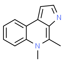 ChemSpider 2D Image | 4,5-Dimethyl-5H-pyrrolo[2,3-c]quinoline | C13H12N2