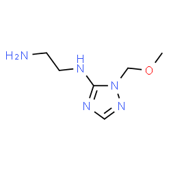 ChemSpider 2D Image | N-[1-(Methoxymethyl)-1H-1,2,4-triazol-5-yl]-1,2-ethanediamine | C6H13N5O