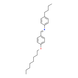 ChemSpider 2D Image | 4-Butyl-N-[[4-(octyloxy)phenyl]methylene]benzenamine | C25H35NO