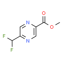 ChemSpider 2D Image | Methyl 5-(difluoromethyl)-2-pyrazinecarboxylate | C7H6F2N2O2