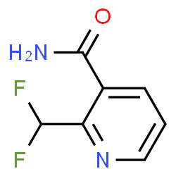ChemSpider 2D Image | 2-(Difluoromethyl)nicotinamide | C7H6F2N2O
