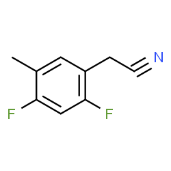 ChemSpider 2D Image | 2,4-Difluoro-5-methylbenzyl cyanide | C9H7F2N