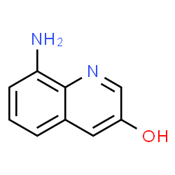 ChemSpider 2D Image | 8-Amino-3-quinolinol | C9H8N2O