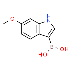 ChemSpider 2D Image | (6-Methoxy-1H-indol-3-yl)boronic acid | C9H10BNO3