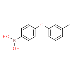 ChemSpider 2D Image | (4-(M-Tolyloxy)phenyl)boronic acid | C13H13BO3