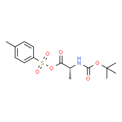 ChemSpider 2D Image | 4-Methylphenyl (2R)-2-({[(2-methyl-2-propanyl)oxy]carbonyl}amino)propanoic anhydride | C15H21NO6S
