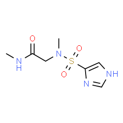 ChemSpider 2D Image | N~2~-(1H-Imidazol-4-ylsulfonyl)-N,N~2~-dimethylglycinamide | C7H12N4O3S