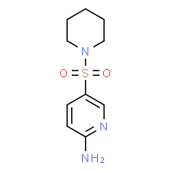 ChemSpider 2D Image | 5-(1-Piperidinylsulfonyl)-2-pyridinamine | C10H15N3O2S