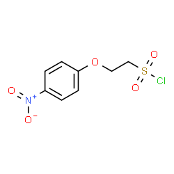 ChemSpider 2D Image | 2-(4-Nitrophenoxy)ethanesulfonyl chloride | C8H8ClNO5S