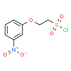 ChemSpider 2D Image | 2-(3-Nitrophenoxy)ethanesulfonyl chloride | C8H8ClNO5S