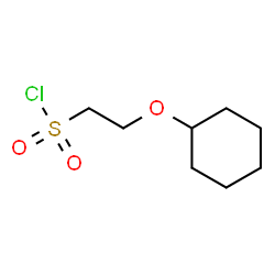 ChemSpider 2D Image | 2-(Cyclohexyloxy)ethanesulfonyl chloride | C8H15ClO3S