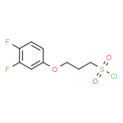ChemSpider 2D Image | 3-(3,4-Difluorophenoxy)-1-propanesulfonyl chloride | C9H9ClF2O3S