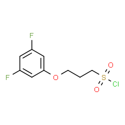 ChemSpider 2D Image | 3-(3,5-Difluorophenoxy)-1-propanesulfonyl chloride | C9H9ClF2O3S