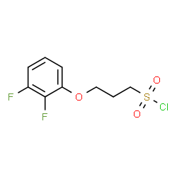 ChemSpider 2D Image | 3-(2,3-Difluorophenoxy)-1-propanesulfonyl chloride | C9H9ClF2O3S