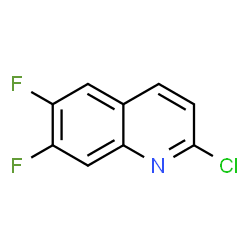 ChemSpider 2D Image | 2-Chloro-6,7-difluoroquinoline | C9H4ClF2N