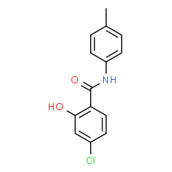 ChemSpider 2D Image | 4-Chloro-2-hydroxy-N-(4-methylphenyl)benzamide | C14H12ClNO2