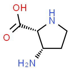 ChemSpider 2D Image | (3S)-3-Amino-D-proline | C5H10N2O2