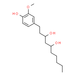 ChemSpider 2D Image | GINGERDIOL | C17H28O4