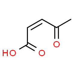 ChemSpider 2D Image | cis-acetylacrylic acid | C5H6O3