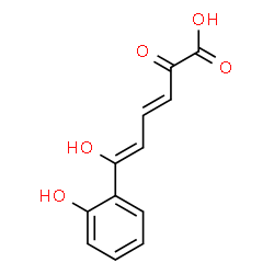 ChemSpider 2D Image | (3E,5Z)-6-Hydroxy-6-(2-hydroxyphenyl)-2-oxo-3,5-hexadienoic acid | C12H10O5