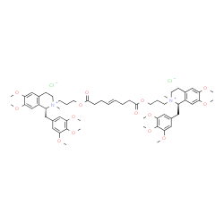 ChemSpider 2D Image | Mivacurium chloride | C58H80Cl2N2O14