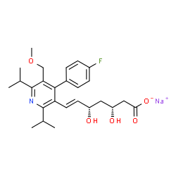 ChemSpider 2D Image | Cerivastatin sodium | C26H33FNNaO5