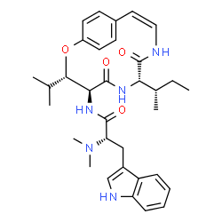 ChemSpider 2D Image | Amphibine A | C33H43N5O4