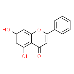ChemSpider 2D图像| Chrysin | C15H10O4