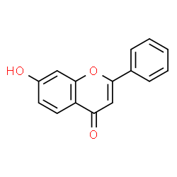 ChemSpider 2D Image | 7-Hydroxyflavone | C15H10O3