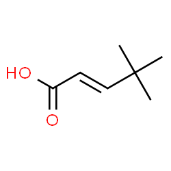 ChemSpider 2D Image | (2E)-4,4-Dimethyl-2-pentenoic acid | C7H12O2