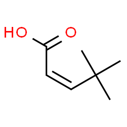 ChemSpider 2D Image | (2Z)-4,4-Dimethyl-2-pentenoic acid | C7H12O2
