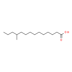 ChemSpider 2D Image | 11-Methyltetradecanoic acid | C15H30O2