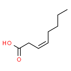 ChemSpider 2D Image | (3Z)-3-Octenoic acid | C8H14O2