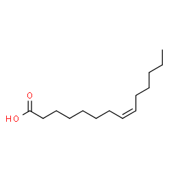 ChemSpider 2D Image | (8Z)-8-Tetradecenoic acid | C14H26O2