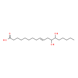 ChemSpider 2D Image | (9E)-12,13-Dihydroxy-9-octadecenoic acid | C18H34O4