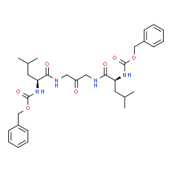 ChemSpider 2D Image | 1,3-bis[[n-[(phenylmethoxy)carbonyl]-l-leucyl]amino]-2-propanone | C31H42N4O7