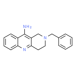 ChemSpider 2D Image | 2-Benzyl-1,2,3,4-tetrahydrobenzo[b][1,6]naphthyridin-10-amine | C19H19N3