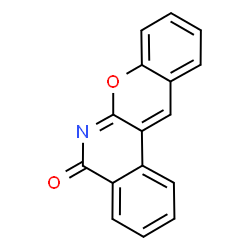 ChemSpider 2D Image | 5H-Chromeno[2,3-c]isoquinolin-5-one | C16H9NO2