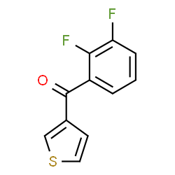 ChemSpider 2D Image | (2,3-Difluorophenyl)(3-thienyl)methanone | C11H6F2OS