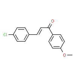 ChemSpider 2D Image | 4-CHLORO-4'-METHOXYCHALCONE | C16H13ClO2