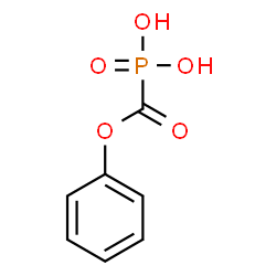 ChemSpider 2D Image | (Phenoxycarbonyl)phosphonic acid | C7H7O5P