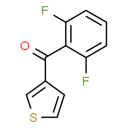 ChemSpider 2D Image | (2,6-Difluorophenyl)(3-thienyl)methanone | C11H6F2OS
