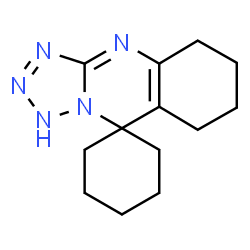 ChemSpider 2D Image | 5',6',7',8'-Tetrahydro-1'H-spiro[cyclohexane-1,9'-tetrazolo[5,1-b]quinazoline] | C13H19N5