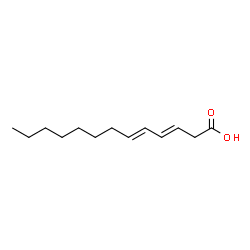 ChemSpider 2D Image | (3E,5E)-tridecadienoic acid | C13H22O2