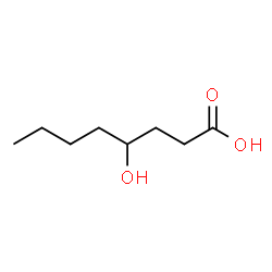 ChemSpider 2D Image | 4-Hydroxyoctanoic acid | C8H16O3