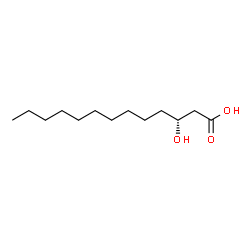 ChemSpider 2D Image | (3R)-3-Hydroxytridecanoic acid | C13H26O3