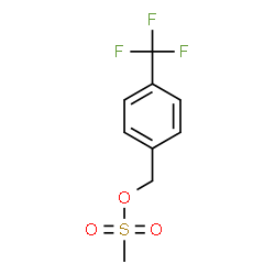 ChemSpider 2D Image | 4-(Trifluoromethyl)benzyl methanesulfonate | C9H9F3O3S